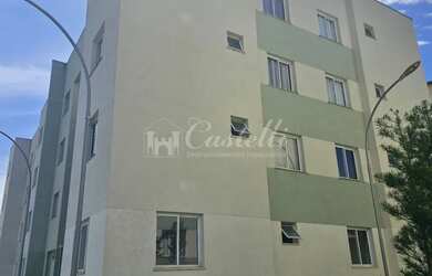 Imagem: O apartamento possui 1 Dormitório, 1 Banheiro, 1 Vaga na garagem