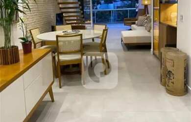 Imagem: O apartamento na cobertura possui 4 Dormitórios, 4 Banheiros