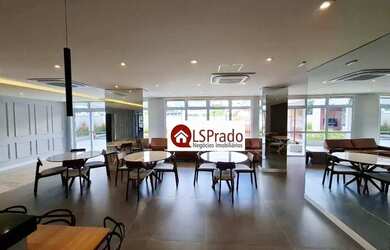 Imagem: O apartamento possui 1 Dormitório, 1 Banheiro, 1 Vaga na garagem