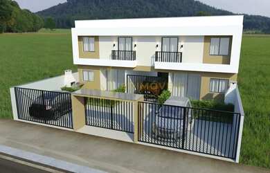 Imagem: A casa possui 2 Dormitórios, 1 Banheiro, 1 Vaga na garagem