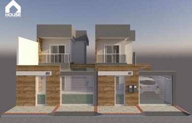 Imagem: A casa possui 2 Dormitórios, 3 Banheiros, 2 Vagas na garagem