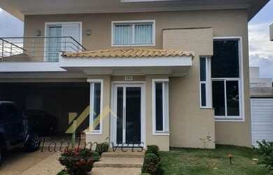 Imagem: A casa em condomínio possui 4 Dormitórios, 5 Banheiros, 2