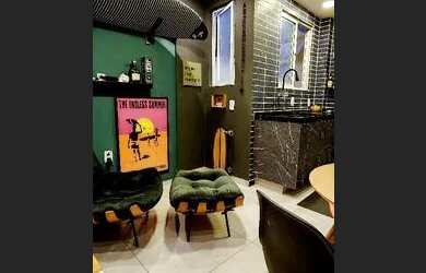 Imagem: A kitnet possui 1 Dormitório, 1 Banheiro, 30m² de Área e