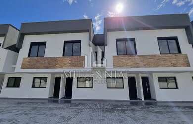 Imagem: A casa em condomínio possui 2 Dormitórios, 3 Banheiros, 1