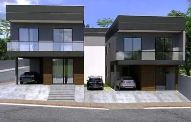 Imagem: A casa possui 3 Dormitórios, 3 Banheiros, 2 Vagas na garagem