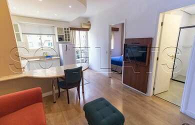 Imagem: O studio possui 1 Dormitório, 1 Banheiro, 1 Vaga na garagem