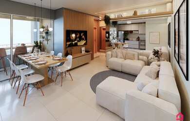 Imagem: O apartamento possui 3 Dormitórios, 2 Banheiros, 1 Vaga na