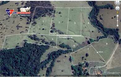 Imagem: A fazenda possui 6m² de Área e está localizado em Araçu