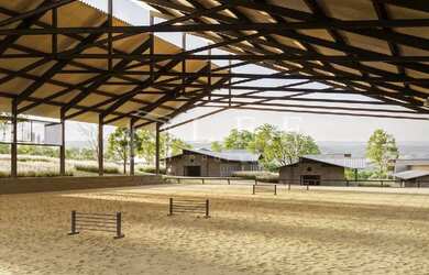 Imagem: A casa em condomínio possui 1 Dormitório, 1 Banheiro e 20000m²