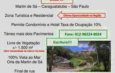 Imagem: O terreno possui 6.000m² de Área e está localizado em Martim