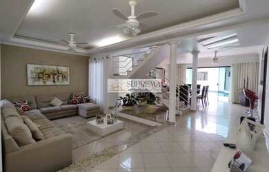 Imagem: A casa em condomínio possui 3 Dormitórios, 5 Banheiros, 4