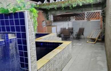 Imagem 4: Casa com piscina praia grande temporada festa aniversário churrasqueira...