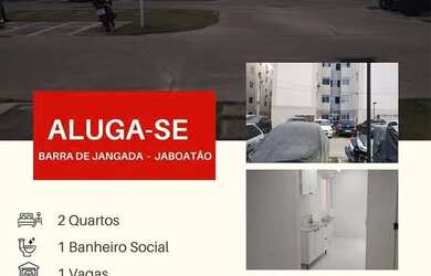 Imagem: O apartamento possui 2 Dormitórios, 1 Banheiro, 1 Vaga na garagem