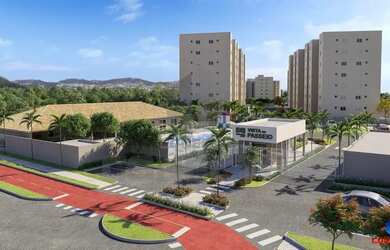 Imagem: O apartamento possui 2 Dormitórios, 1 Banheiro, 1 Vaga na garagem