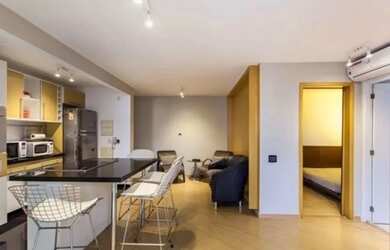 Imagem: O studio possui 2 Dormitórios, 1 Banheiro, 2 Vagas na garagem