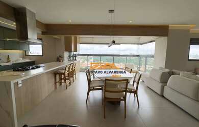 Imagem 2: Apartamento MOBILIADO com 2 SUÍTES para alugar, 125 m² por R$ 13.750/mês...