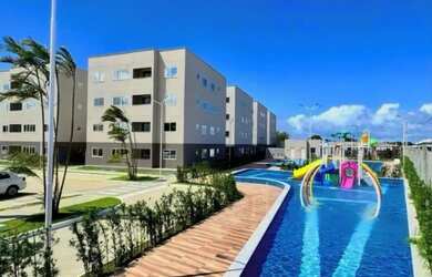 Imagem: O apartamento possui 2 Dormitórios, 1 Banheiro, 1 Vaga na garagem