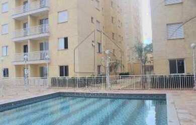 Imagem: O apartamento possui 2 Dormitórios, 1 Banheiro, 1 Vaga na garagem