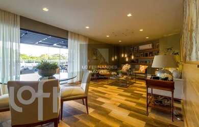 Imagem: O apartamento na cobertura possui 4 Dormitórios, 5 Banheiros