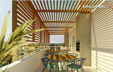 Imagem: O apartamento possui 2 Dormitórios, 1 Banheiro, 1 Vaga na garagem