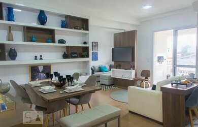 Imagem: O apartamento possui 2 Dormitórios, 2 Banheiros, 2 Vagas na