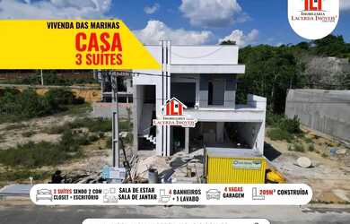 Imagem: A casa em condomínio possui 3 Dormitórios, 2 Banheiros, 4