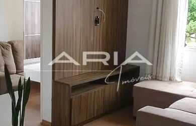 Imagem: O apartamento possui 2 Dormitórios, 1 Banheiro, 1 Vaga na garagem