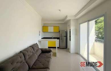 Imagem: O apartamento possui 1 Dormitório, 2 Banheiros, 1 Vaga na garagem