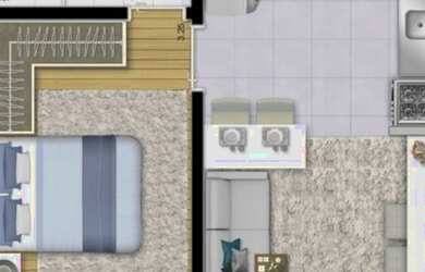 Imagem 15: APARTAMENTOSão Paulo. Churrasqueira, 26m² de Área, 1 Banheiroe1 Dormitório