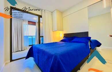 Imagem 8: INCRÍVEL VISTA MAR 1/4. Piscina, Churrasqueira, Imóvel mobiliadoeAr-condicionado