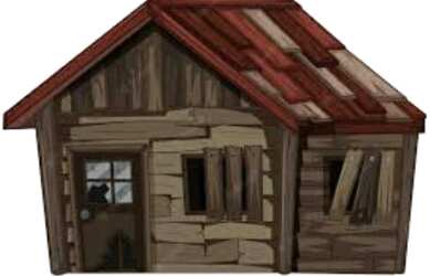 Imagem: A casa possui 2 Dormitórios, 1 Banheiro, 1 Vaga na garagem