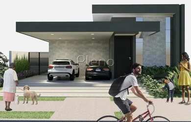 Imagem: A casa em condomínio possui 3 Dormitórios, 2 Banheiros, 4