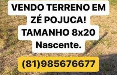 Imagem: O terreno possui 160m² de Área e está localizado em Nossa