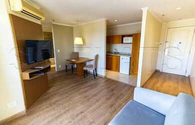 Imagem: O studio possui 2 Dormitórios, 2 Banheiros, 1 Vaga na garagem