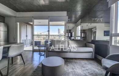 Imagem: O apartamento possui 1 Dormitório, 1 Banheiro, 1 Vaga na garagem