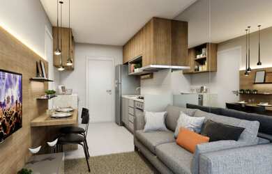 Imagem 3: APARTAMENTOSão Paulo. Churrasqueira, 26m² de Área, 1 Banheiroe1 Dormitório