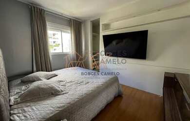 Imagem: O apartamento na cobertura possui 4 Dormitórios, 4 Banheiros