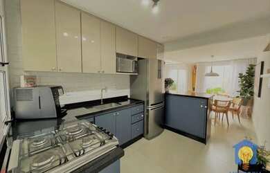 Imagem: A casa em condomínio possui 3 Dormitórios, 3 Banheiros, 2