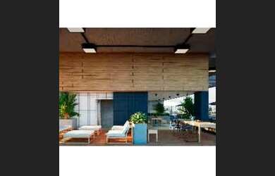 Imagem: O apartamento possui 1 Dormitório, 1 Banheiro, 1 Vaga na garagem