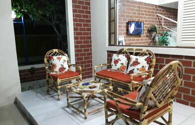 Imagem 11: Aluguel veraneio. Piscina, Churrasqueira, Imóvel mobiliadoeAr-condicionado