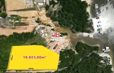 Imagem: O terreno possui 18.000m² de Área e está localizado em Tarumã