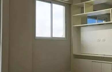 Imagem: O apartamento possui 1 Dormitório, 1 Banheiro, 1 Vaga na garagem