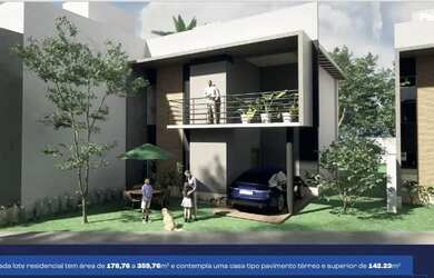 Imagem: A casa possui 4 Dormitórios, 5 Banheiros, 2 Vagas na garagem