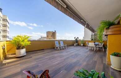 Imagem: O apartamento na cobertura possui 3 Dormitórios, 3 Banheiros