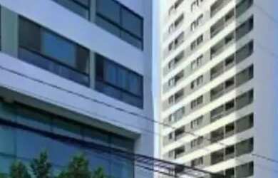 Imagem: O apartamento possui 1 Dormitório, 1 Banheiro, 1 Vaga na garagem