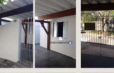 Imagem: A casa possui 1 Dormitório, 1 Banheiro, 1 Vaga na garagem