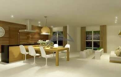 Imagem: O apartamento possui 2 Dormitórios, 1 Banheiro, 1 Vaga na garagem