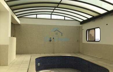 Imagem: O apartamento na cobertura possui 4 Dormitórios, 5 Banheiros