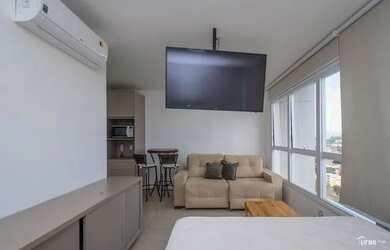 Imagem: O apartamento possui 1 Dormitório, 1 Banheiro, 36m² de Área