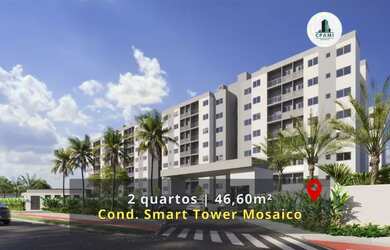 Imagem: O apartamento possui 2 Dormitórios, 1 Banheiro, 1 Vaga na garagem